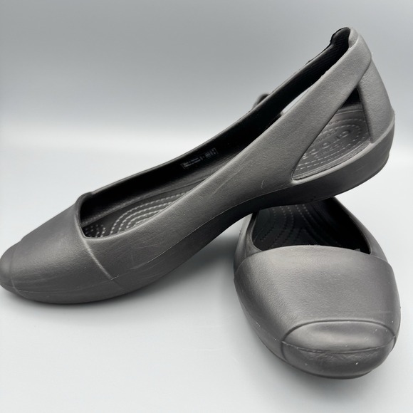 Crocs Sienna Flat Low Top Rubber Shoes Womens Shoes Size 7 - Picture 11 of 11